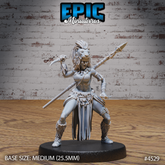 Lion Huntress 3D-printed model